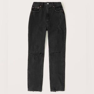 Abercrombie Ultra High Rise Ankle Straight Jean 30 R